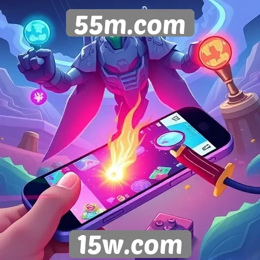 Evolução dos jogos mobile em 55m.com